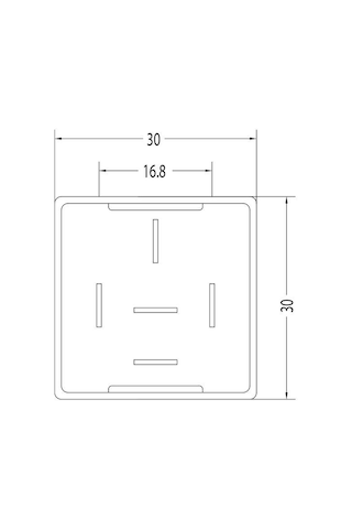 Sanel Röle Cam Rezistans 12 Volt Srt945
