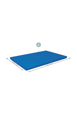 Bestway 58103 Dikdörtgen Havuz Örtüsü - 2,24 M X 1,54 M Yerüstü Havuzlar İçin