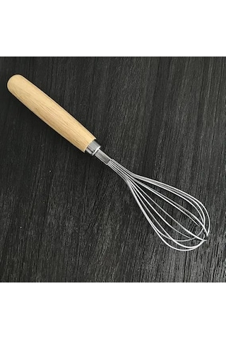 Saplı Spiral Tel Çırpıcı Paslanmaz Çelik 30 Cm Genel