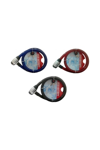 Zhongli Bisiklet Kilidi Halat Kilit Şifreli Anahtarlı 25x150 Siyah