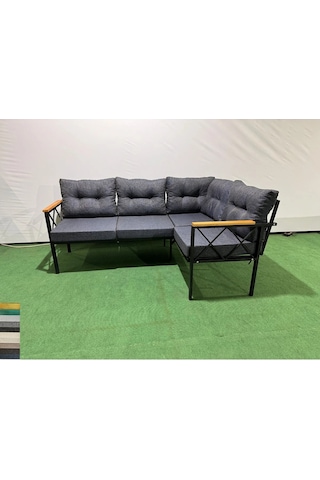 2 2 Köşe Balkon-bahçe-kafe-çay Seti-koltuk Takımı-mutfak Köşe-ofis Koltuğu Yön Değiştirilebilir Mavi