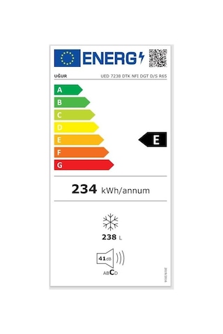 Uğur UED 7238 DTK NFI DGT D/S R65 No Frost Derin Dondurucu