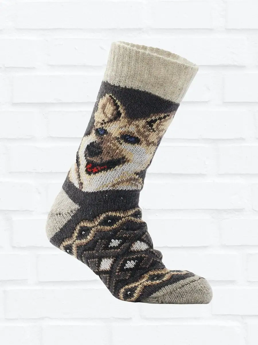 Nakın Yünlü Sıcak Çoraplar Kış İçin 1 Çift Hediye 123189949 Siyah