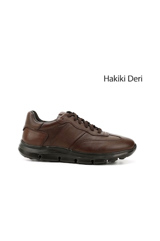 Gönderi(R) Erkek Kahverengi Bağcıklı Hakiki Deri Sneaker Ddma83531690 Kahverengi