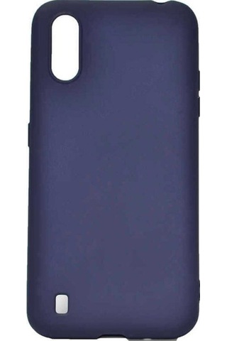 Galaxy A01 Kılıf Zore Premier Silikon Kapak Lacivert