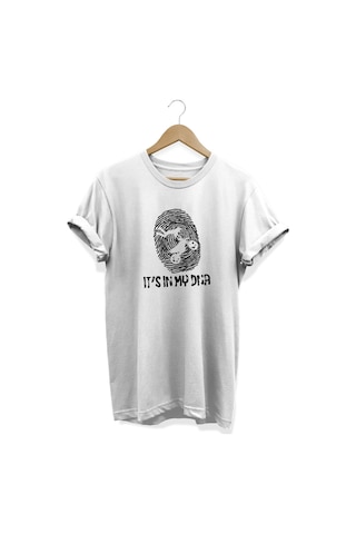 It' S In My Dna Baskılı Beyaz T-shirt Beyaz It' S In My Dna Baskılı Beyaz T-shirt Beyaz