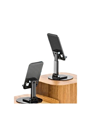 Vos Versa Telefon İle Tablet Standı Masaüstü Kaymaz Metal Kasalı 360 Derece Dönebilir Ve Katlanabilir Vk1013-316