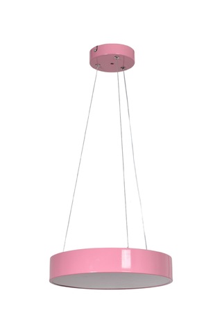 Dakota Modern Panel Ledli Salon Çocuk Odası Yatak Odası Mutfak Pembe Renk Led Avize Beyaz Işık Pembe Pembe
