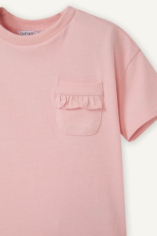 Defacto Cepli Pembe Kız Bebek T-shirt B7543a5/pn636 Pembe
