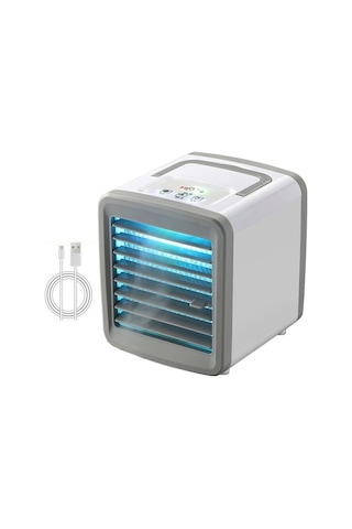 Klima Hava Soğutucu Mini Fan Taşınabilir Klima Oda Ev Hava Soğutma Masaüstü Usb Klima Fanı A 7561 Renkli