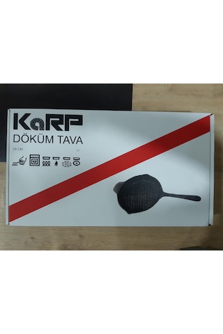 Kaplamasız Döküm Tava 28 CM (ham/pre-seasoned)