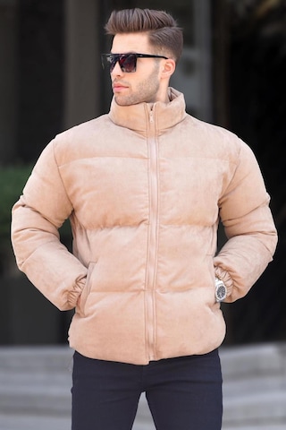 Madmext Camel Nubuk Erkek Şişme Mont 6802-camel Camel