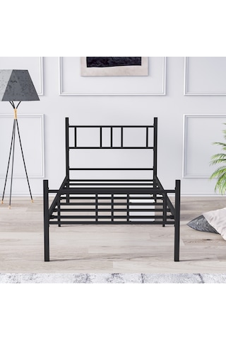 Mobpazar Akın Metal Karyola Siyah 90 x 190 CM