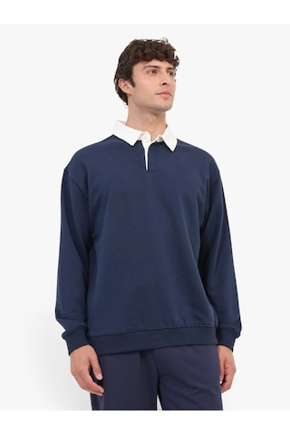 Lumberjack 6w Ml Damy 16ıd110 6pr Erkek Lacivert Sweatshirt - 102708389