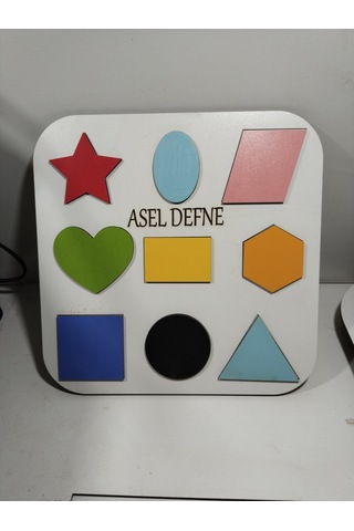 Çocuk Gelişimi Şekiller Yap-boz Puzzle Oyun Kaliteli
