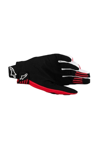 Alpinestars Techstar Off-road Eldiveni Kırmızı Siyah