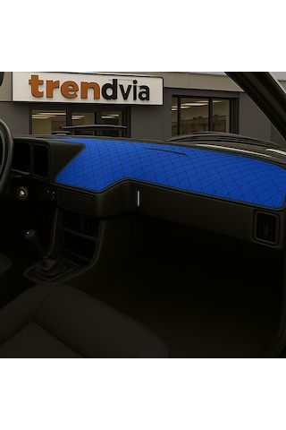 Tofaş Şahin Doğan Kartal İçin Alçak Ön Göğüs Kapitone Torpido Örtüsü Kaplama Ve Koruma Kılıfı Mavi