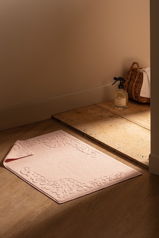 Orlena %100 Pamuk Ayak Havlusu - Pudra - 50x70 Cm Pudra