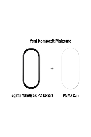 Xiaomi Mi Band 7 3D Full Kaplama Ekran Koruyucu PET+PMMA