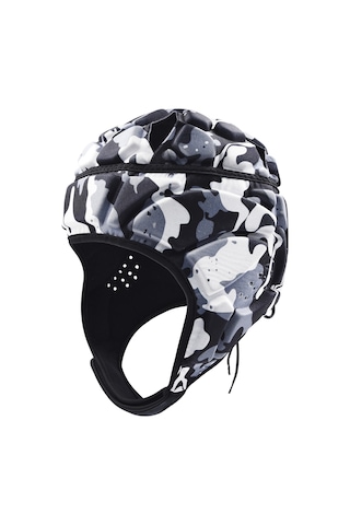 Ayarlanabilir Kaleci Kaskı Spor Futbol Rugby Kaleci Kaskı Baş Koruyucu Siyah