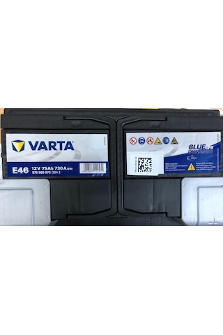 12V 75Ah Amper730A Varta Akü E46 Start-Stop Efb Mayis 2022 Üretim / 262451809