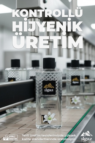 Ilgaz Elegance 80 Derece Beyaz Zambak Kolonyası Pet Şişe 400 ML