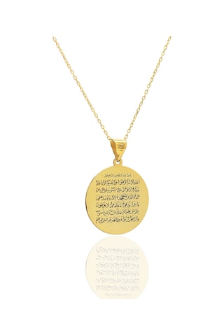 Midyat Nurtaş Gümüş Ayet-El Kürsü 925 Ayar Gümüş Kolye 201022009