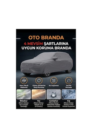 Volkswagen Passat B5 Uyumlu Oto Araba Brandası - Örtüsü Sd-4