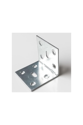 Metal L Demir 40x40x40 Mm 50 Adet Raf Dolap Mobilya Köşe Bağlantı Aparatı Duvar Sabitleme Seti