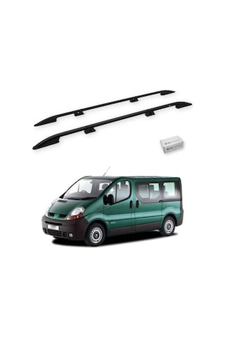 Turtle Renault Trafic X83 2001-2014 / Kısa Şasi Tavan Çıtası Crown Siyah