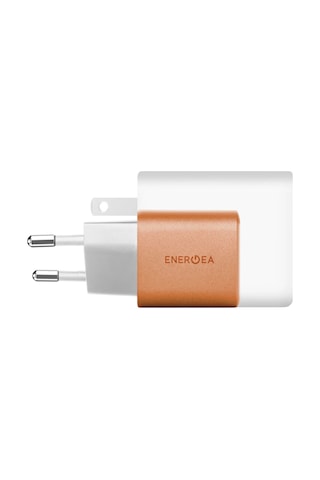 Energea Ampcharge Gan35 1 Adet 35w Type C 1 Adet 30w Usb Çıkışlı Pd Pps Qc Duvar Tipi Hızlı Şarj Aleti - Turuncu