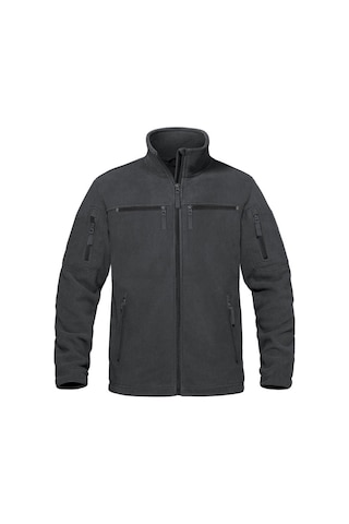 Ghassy Co. Warm Tactical Sport Multi 6 Cep Fonksiyonel Termal Polar Ceket Füme