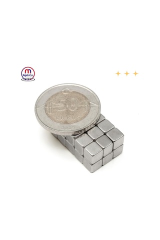 Lexroo Mns Güçlü Neodyum Mıknatıs Küp 5x5x5 Mm 90 Adet