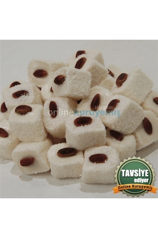 Online Kuruyemiş Antep Fıstıklı Beyaz Lokum 1000 Gr