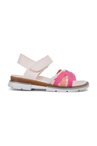 Şiringenç 001 Beyaz-Pembe Çocuk Sandalet (545670384)