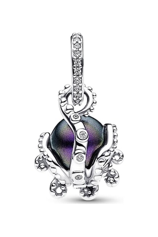 Nur Silver Küçük Denizkızı Ursula Sallantılı Gümüş Charm - NUR-CM00379