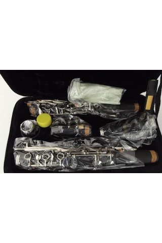 Breath Abanoz Tozu-Ebonit Sol Klarnet Seti-Kutulu Ful Set