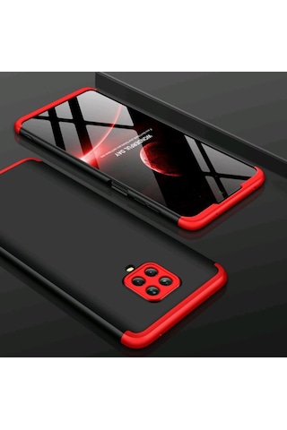 Redmi Note 9 Pro Kilif Zore Kamera Korumali Tam Koruma Ays 232687707 - Kampanya-Renk / Nano Ekran Koruyucu(+25)-Siyah-Mavi