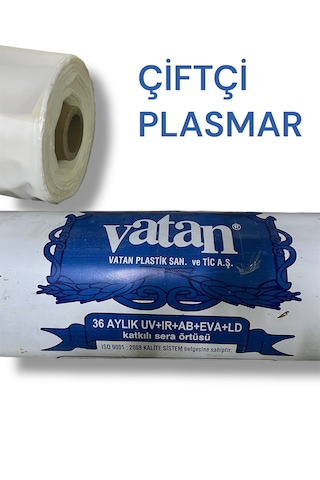 36 Aylık Sera Naylonu 350 Mikron 10x10 Uv-ab-ır-eva-ld Katkılı