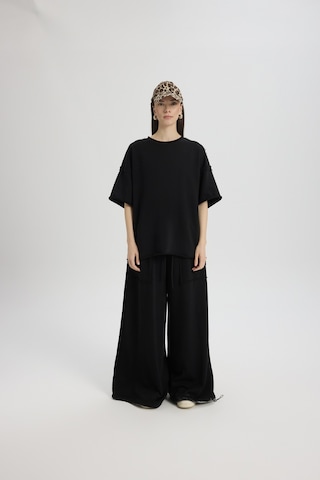 Mai Studios Co. Flex Siyah Oversize T-shirt Eşofman Takım Siyah