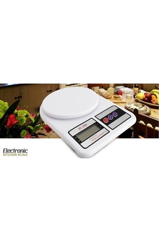 Dijital Mutfak Tartısı Lcd Ekran İle Hassas Ölçüm 5332 Açık Bej
