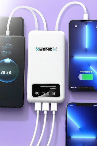 Enerx Enr-p20dc 20000 Mah 2.1 Amper Dahili Kablolu Powerbank Siyah 5545