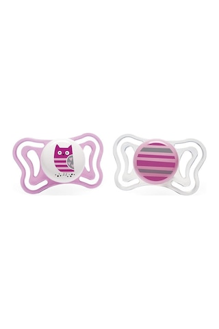 Chicco Physio Light Pembe 6-16 Ay 2Li Silikon Emzik Pembe