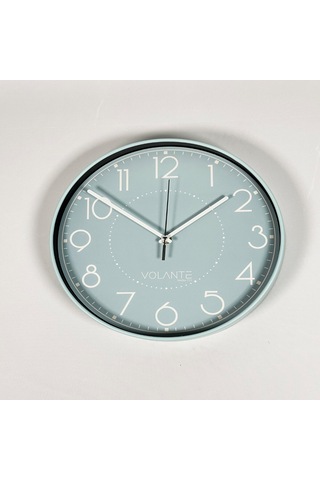 Volante 30 CM Dekoratif Duvar Saati Beyaz