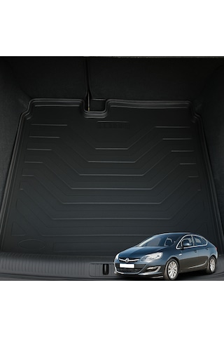 Opel Astra J Sedan 2010 2018 Uyumlu 3d Bagaj Havuzu Premium