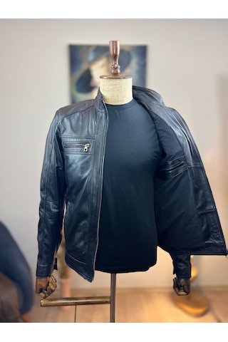 Always Leather Usta İşi Özel Dikim %100 Hakiki Deri 1803340022 Siyah
