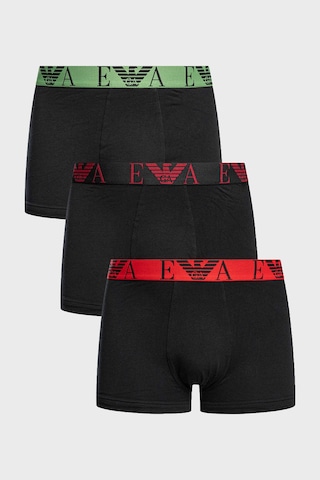 Emporio Armani Logolu 3 Pack Boxer Erkek Boxer Em000259 Af25018 Mc215 Siyah