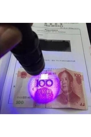 Mor Işık Uv Işık Led El Feneri Mor