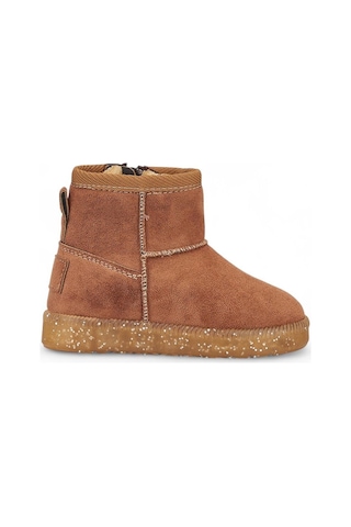 140 Kız Bebek İçi Tüylü Işıklı Bot Taba