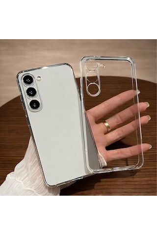 Samsung Uyumlu Galaxy A16 4g 5g İle Kılıf Şeffaf Kamera Korumalı 3d